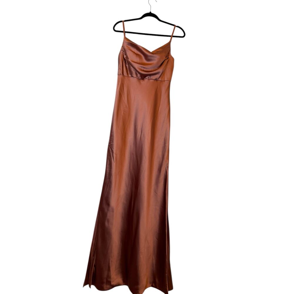 Revelry Satin Gown - Size 6 - Picture 2 of 13